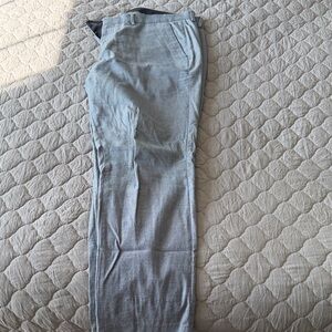 Express Men's Light Blue Dress Pants - Slim Tailored Look